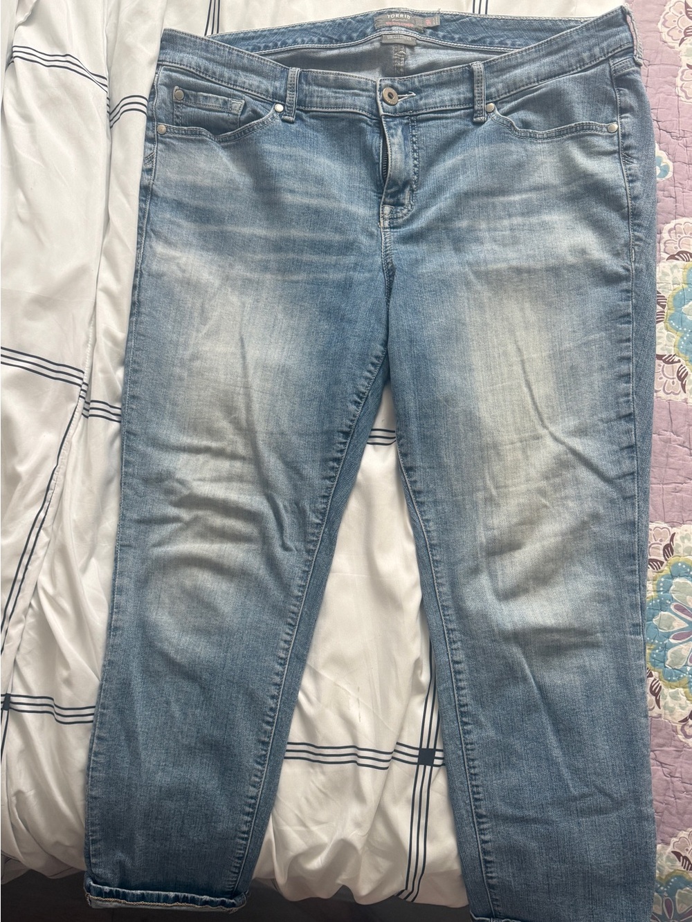 torrid Light Blue Boyfriend Jeans